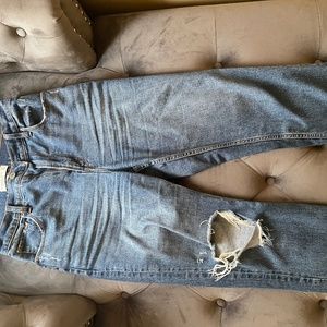 Ankle straight ultra high rise Abercrombie